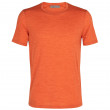 Мъжка тениска Icebreaker M Sphere SS Crewe оранжев RooteHeather