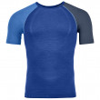 Функционална мъжка тениска  Ortovox 120 Comp Light Short Sleeve M син JustBlue