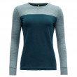 Дамска функционална тениска Devold Norang Woman Shirt сив/син Pond/CameoMelange