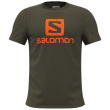 Мъжка тениска Salomon Outlife Logo зелен OliveNight