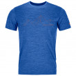 Функционална мъжка тениска  Ortovox 150 Cool Mountain Face TS син JustBlueBlend