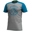 Мъжка тениска Dynafit Transalper Light M S/S Tee син/сив MykonosBlue