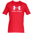 Мъжка тениска Under Armour Sportstyle Logo SS червен/бял Red/White