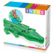 Надуваем дюшек крокодил Intex Giant Gator RideOn 58562NP