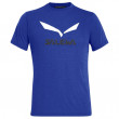 Мъжка тениска Salewa Solidlogo Dri-Rel M S/S Tee син/светлосин