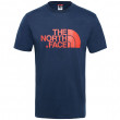 Мъжка тениска The North Face Easy Tee тъмно син UrbanNavy/FieryRed