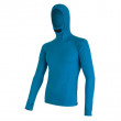 Функционална мъжка тениска  Sensor Merino DF с качулка син Blue
