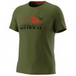 Мъжка функционална тениска Dynafit Transalper Graphic S/S Tee M зелен
