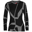 Дамска тениска Icebreaker 250 Vertex Ls Crewe Landscapes черен/сив Black/J