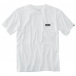 Мъжка тениска Vans MN Left Chest Logo Tee бял White/Black