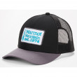 Шапка с козирка Marmot Retro Trucker Hat черен Black/DarkSteel/Black