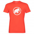 Мъжка тениска Mammut Logo T-Shirt Men (2019) оранжев SpicyPrt