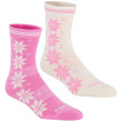Дамски чорапи Kari Traa Vinst Wool Sock 2PK бял/розов Nwh
