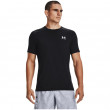 Мъжка тениска Under Armour HG Armour Fitted SS черен Black//White