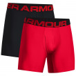 Мъжки боксерки Under Armour Tech 6in 2 Pack червен/черен
