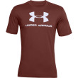 Тениска Under Armour Sportstyle Logo SS червен CinnaRed//White