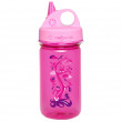Детска бутилка Nalgene Grip-n-Gulp тъмно лилав/розов  Pink w/Woodland Art