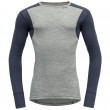 Мъжка тениска Devold Hiking Man Shirt сив GrayMelange/Night