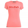 Дамска тениска Salewa Graphic Dry W S/S Tee розов ShellPinkMelange