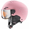 Детска ски каска Uvex Rocket Jr. Visor розов pink confetti mat