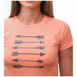 Дамска функционална блуза Sensor Coolmax Fresh стрели къс ръкав