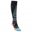 Дамски чорапи Bridgedale Ski Lightweight Women's черен Black/Coral/