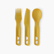 Комплект прибори Sea to Summit Passage Cutlery Set 3 Piece жълт