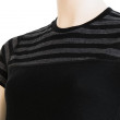 Дамска тениска Sensor Merino Active черен/тъмно сив