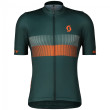 Мъжка колоездачна фланелка Scott RC Team 10 SS зелен/оранжев