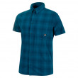 Мъжка риза Mammut Trovat Trail Shirt Men син/светлосин Poseidon