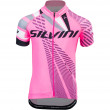 Детска колоездачна фланелка Silvini Team CD1435 розов PinkCloud