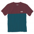 Мъжка тениска Vans MN Colorblock Tee син BlueCoral/Pomegranate