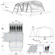 Надуваема палатка Outwell Airville 6SA (2021)