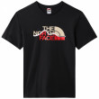 Мъжка тениска The North Face Mountain Line Tee - Eu черен/сив