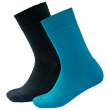 Детски чорапи Devold Daily Merino Medium Sock 2Pk Kid син MOON MIX