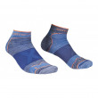 Мъжки чорапи Ortovox Alpinist Low Socks M сив/син DarkGray