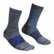 Чорапи Ortovox Alpinist Mid Socks сив/син DarkGray