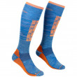 Мъжки 3/4 чорапи Ortovox Ski Compression Long Socks син SafetyBlue