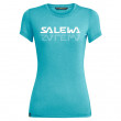 Дамска тениска Salewa Graphic Dry W S/S Tee светло син MauiBlueMelange