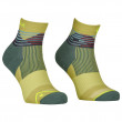 Мъжки чорапи Ortovox All Mountain Quarter Socks M жълт/зелен