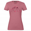 Дамска тениска Salewa Geometric Dry W T-Shirt розов MauvemoodMelange