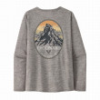 Дамска тениска Patagonia W's L/S Cap Cool Daily Graphic Shirt - Lands