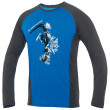 Мъжка тениска Direct Alpine Furry Long 1.0 син/черен Blue