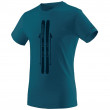 Мъжка тениска Dynafit Graphic Co M S/S Tee син/черен Reef/Skis