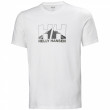 Мъжка тениска Helly Hansen Nord Graphic T-Shirt бял