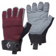 Дамски ръкавици Black Diamond W'S Crag Half-Finger Gloves червен Bordeaux