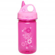 Детска бутилка Nalgene Grip-n-Gulp розово-сливово-розово PinkWheels