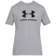 Мъжка тениска Under Armour Sportstyle Logo SS сив/черен SteelLightHeather/Black