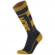 Мъжки 3/4 чорапи Mons Royale Mons Tech Cushion Sock сив/жълт Iron/Gold