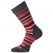 Чорапи Lasting WPL сив/червен